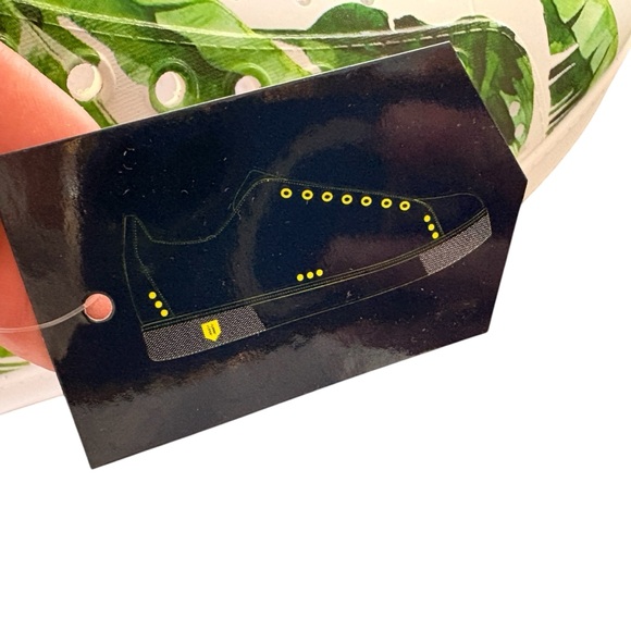 NWT Biion Women's Golf Shoes White Slip-On Sneakers Green Leaf Print Sz. 10 M 8 - Picture 8 of 10